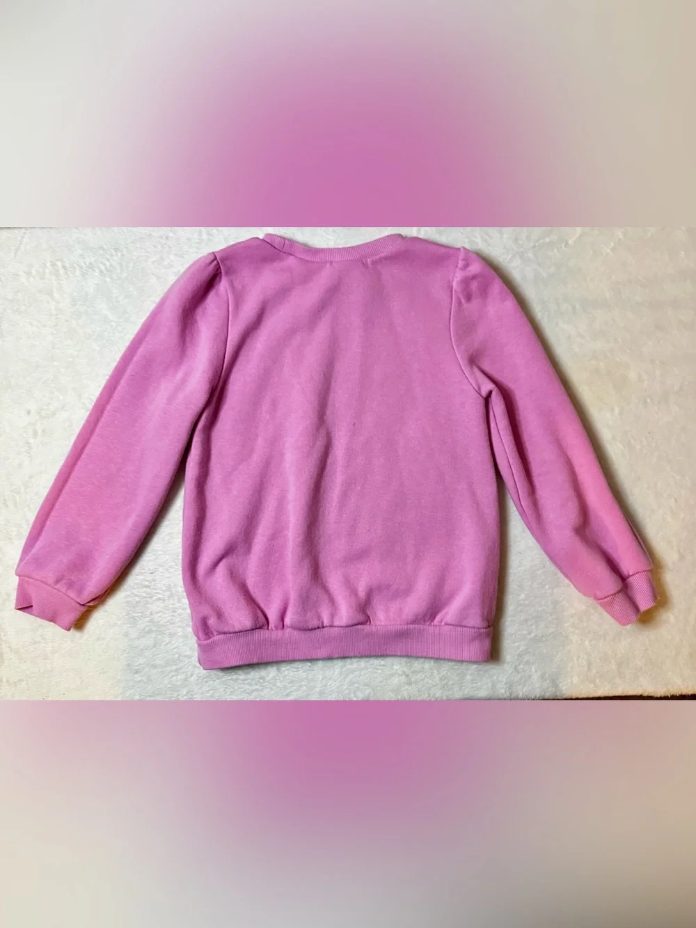 Disney Minnie Mouse 'BFF Vibes' Pink Girls Sweatshirt size 5